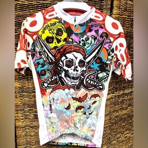 Paladin- Pirates Men’s Breathable - Die Sublimated Cycle Shirt, Large‎